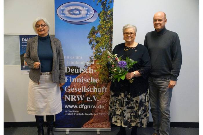 Neugewählter Vorstand der DFG NRW: Simone Schmidt-Apel, Elfi Heua, Torsten Heldt